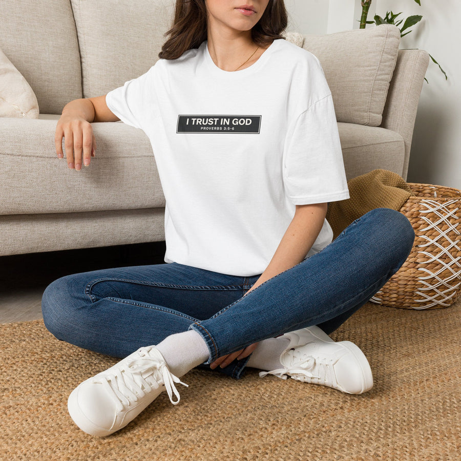 I Trust In God T-Shirt – Proverbs 3:5-6 Christian Faith Tee