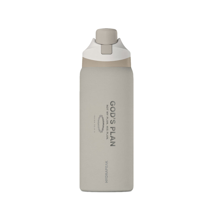 Oasis 32oz Insulated Water Bottle – ‘God’s Plan’ Matte Travel Flask