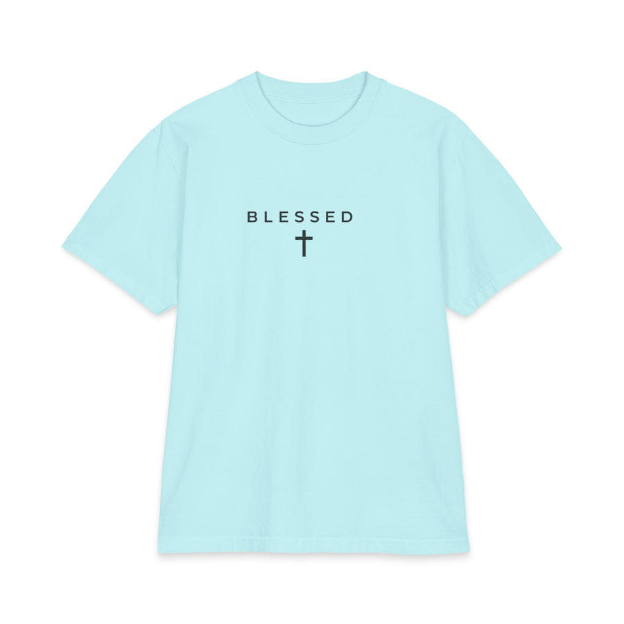 Blessed Cross T-Shirt — Minimal Faith Graphic Tee