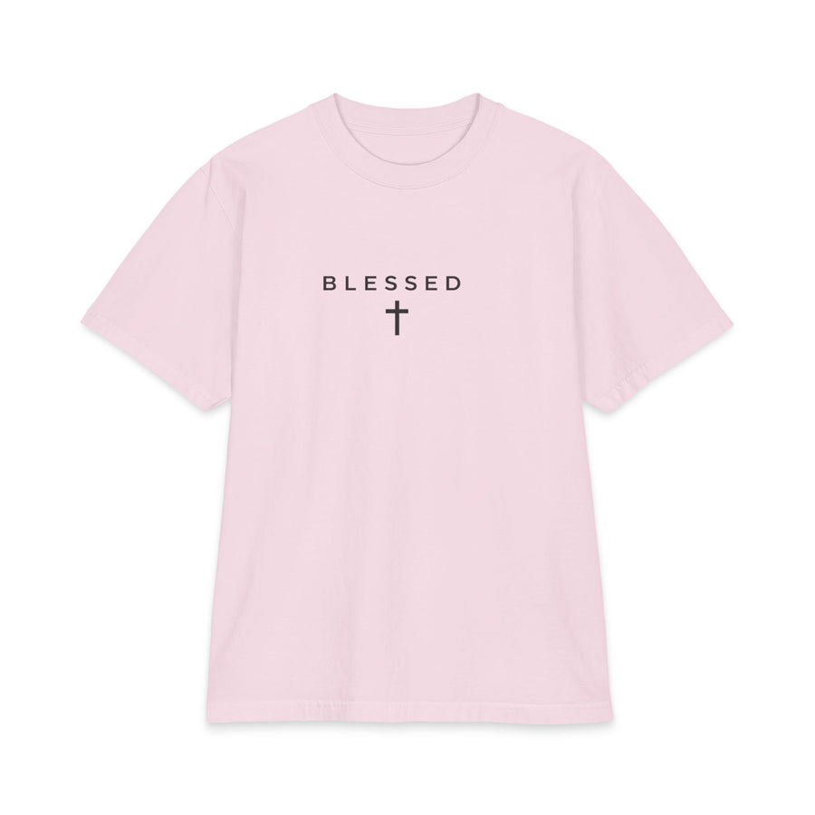Blessed Cross T-Shirt — Minimal Faith Graphic Tee