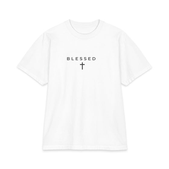 Blessed Cross T-Shirt — Minimal Faith Graphic Tee